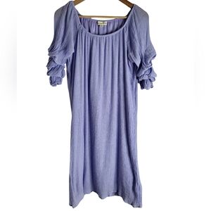 Elegant Lavender Midi Dress